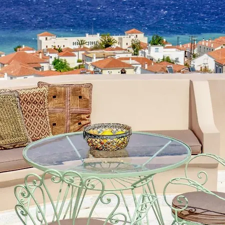Maison Suisse With Sea View In Спетсес